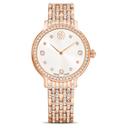 swarovski imber watch  swiss made  metal bracelet  rose gold tone  rose gold tone finish