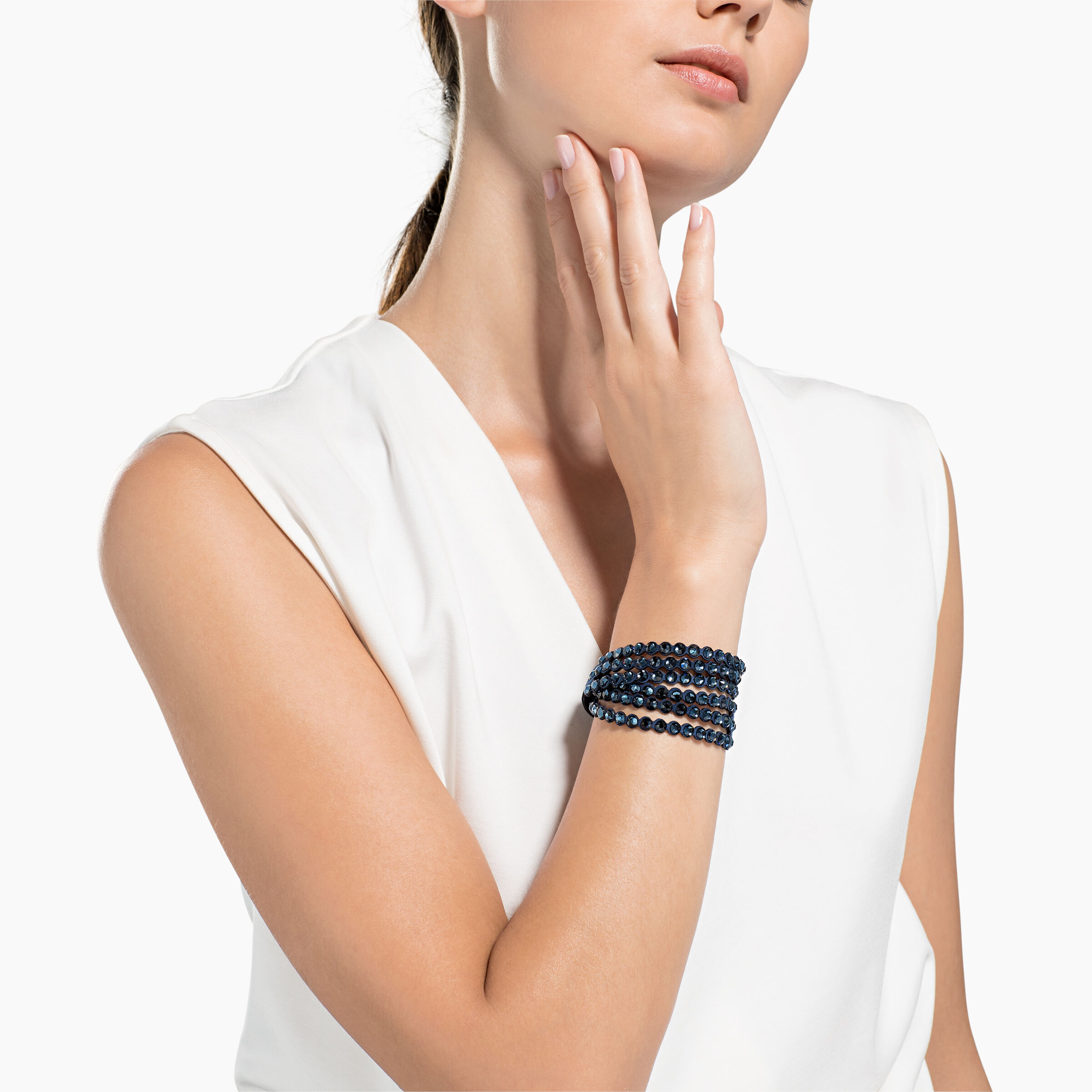 Swarovski women's power collection bracelet hotsell