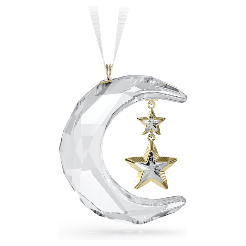 swarovski holiday magic moon ornament