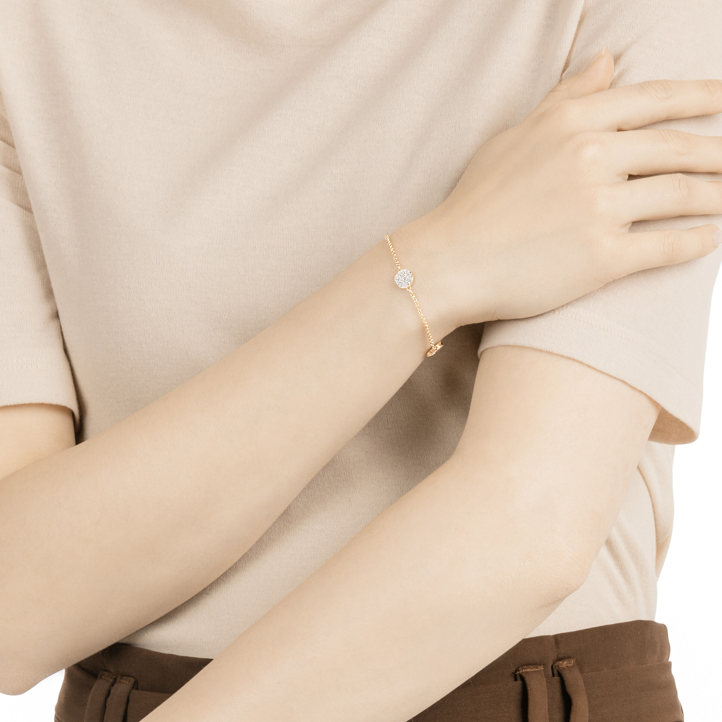 Swarovski remix bracelet best sale rose gold