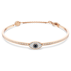 swarovski symbolica bangle  eye  multicolored  rose gold tone plated