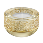 Shimmer Tea Light Holder , Gold Tone