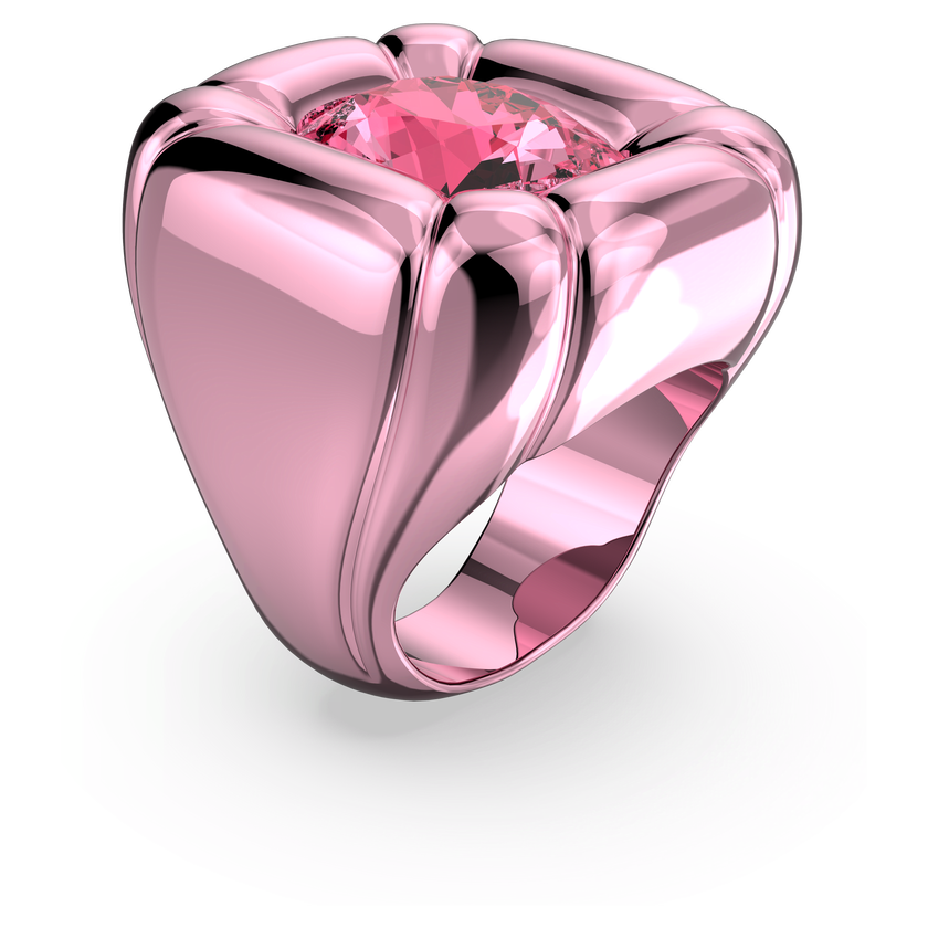 swarovski dulcis cocktail ring  pink