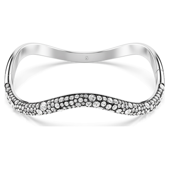 swarovski سوار sublima، قطع مستدير، لون أبيض، طلاء روديوم