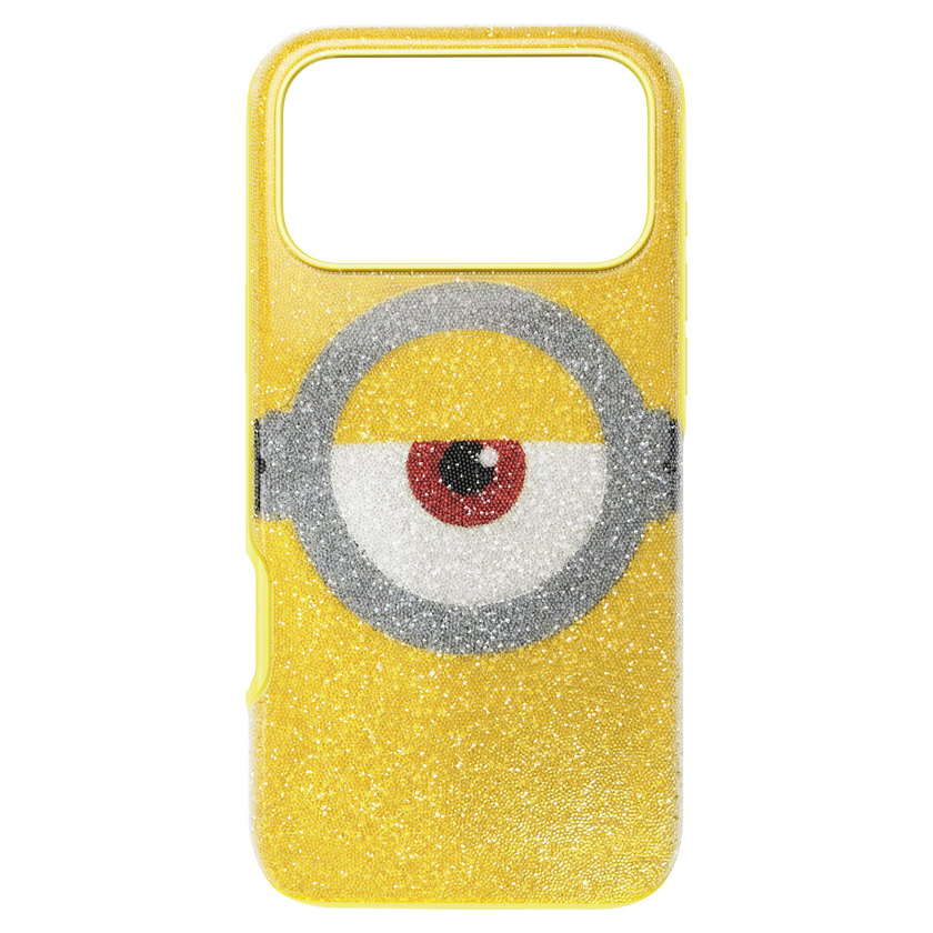 swarovski high smartphone case  minions  iphone  17 pro max  yellow