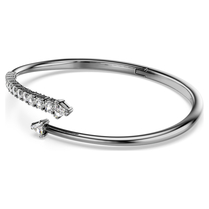 swarovski أسورة sublima، لون أبيض، طلاء روثينيوم
