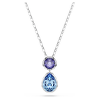 swarovski قلادة chroma، قطع متنوع، ألوان متعددة، طلاء روديوم
