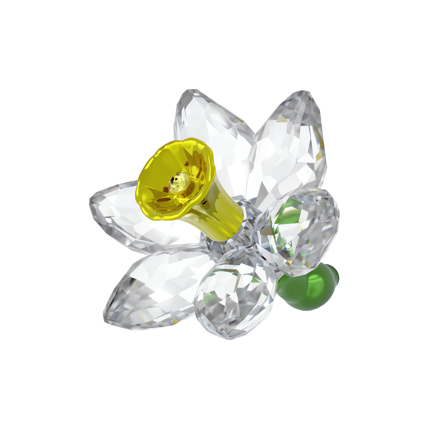 swarovski مجسم زهرة النرجس من مجموعة florere