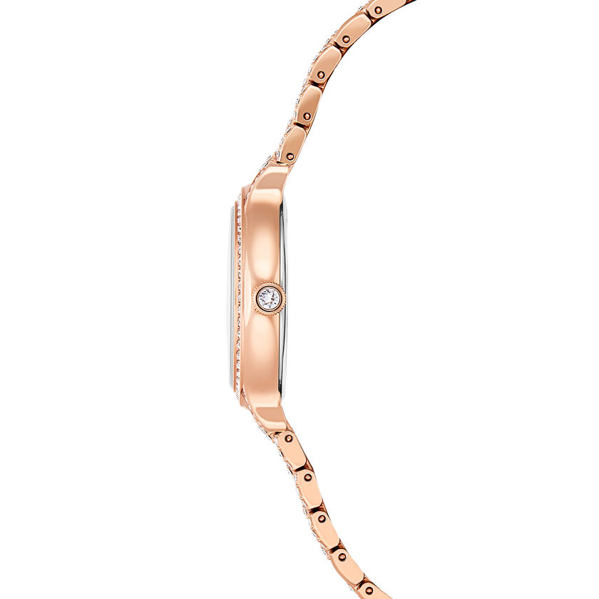 swarovski imber watch  swiss made  metal bracelet  rose gold tone  rose gold tone finish