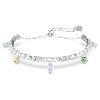 سوار ariana grande x swarovski tennis، قطع متنوع، ألوان متعددة، طلاء روديوم
